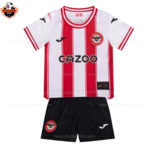 Brentford Home Kid Replica Football Kit 2025/26