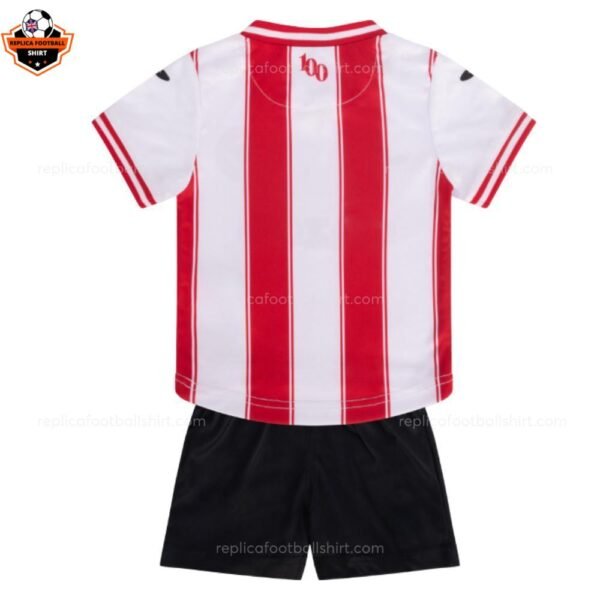 RFS Brentford Home Kids Football Kit 2025_26 - back view