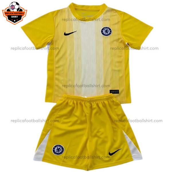 Chelsea Goalkeeper Kid Replica Football Kit 2025/26 frontview