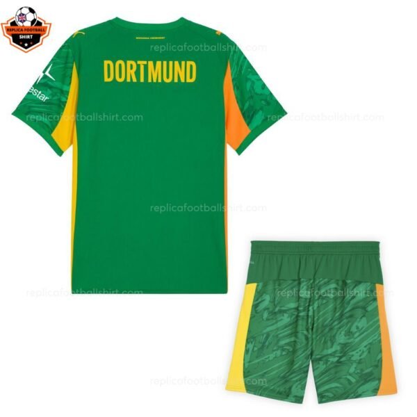 RFS Dortmund Green Goalkeeper Kids Football Kit 2025_26-back view