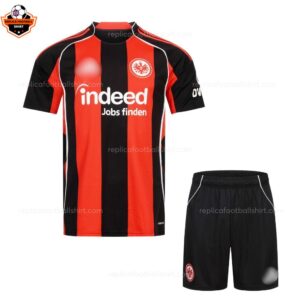 Eintracht Frankfurt Home Kid Replica Football Kit 2025/26