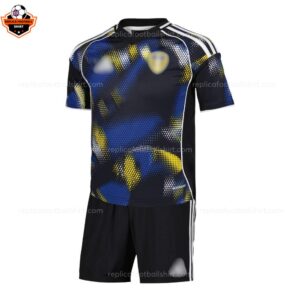 RFS Leeds United Third 25 26 Kids Football Kit frontview