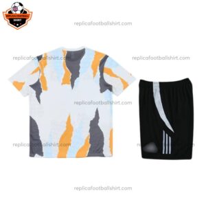 Real Madrid Pre Match Kid Replica Football Kit 2024/25 - Front View
