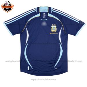 Retro Argentina Away Replica Football Shirt 2006 - front view