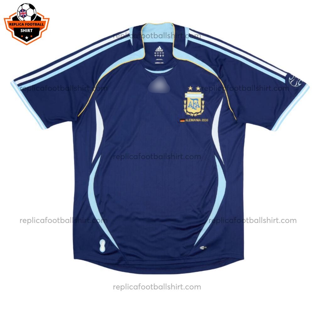 Retro Argentina Away Replica Football Shirt 2006 - front view