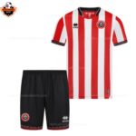 Sheffield United Home Kid Replica Football Kit 2025/26