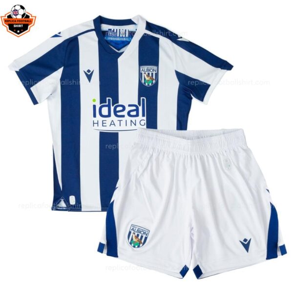 RFS West Bromwich Home 25 26 Kids Football Kit frontview
