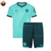 RFS Wolves Away 25 26 Kids Football Kit frontview