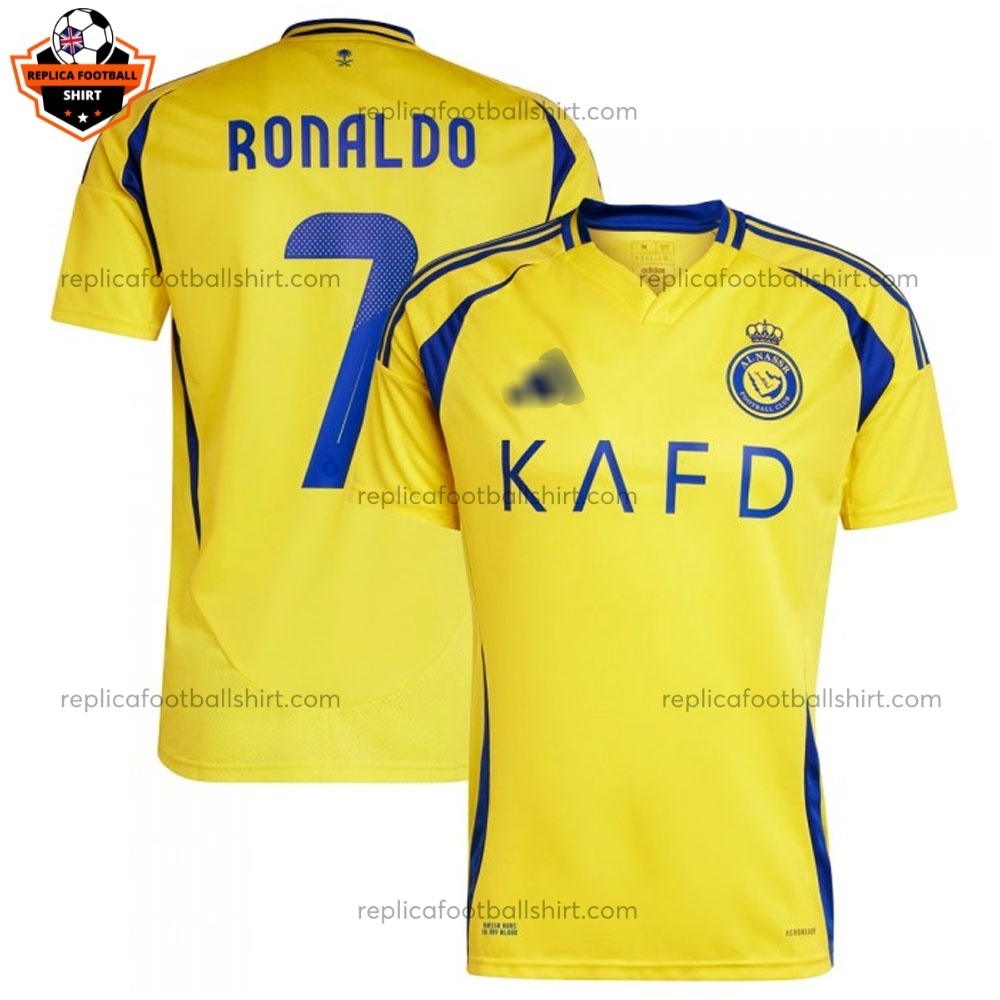 Al Nassr RONALDO 7 Home Men Replica Football Shirt 2024/25 - Over View