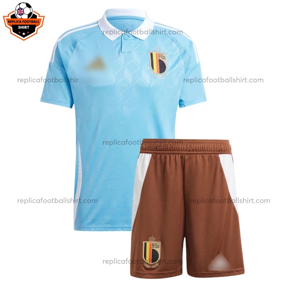 Belgium Away Kid Replica Football Kit 2024 - Front View