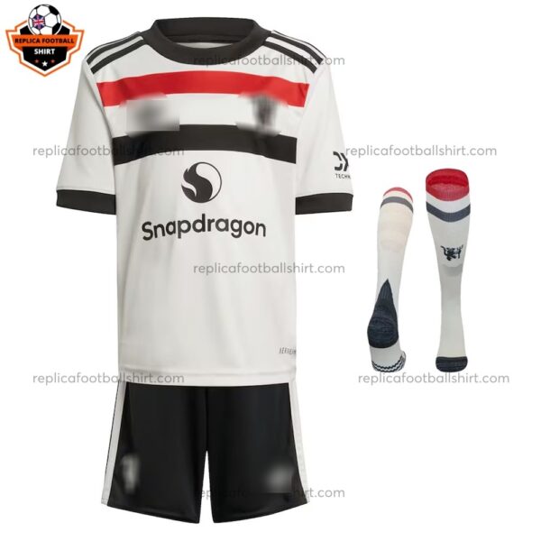 Manchester United Third Kid Replica Football Kit 2024/25 - Front View