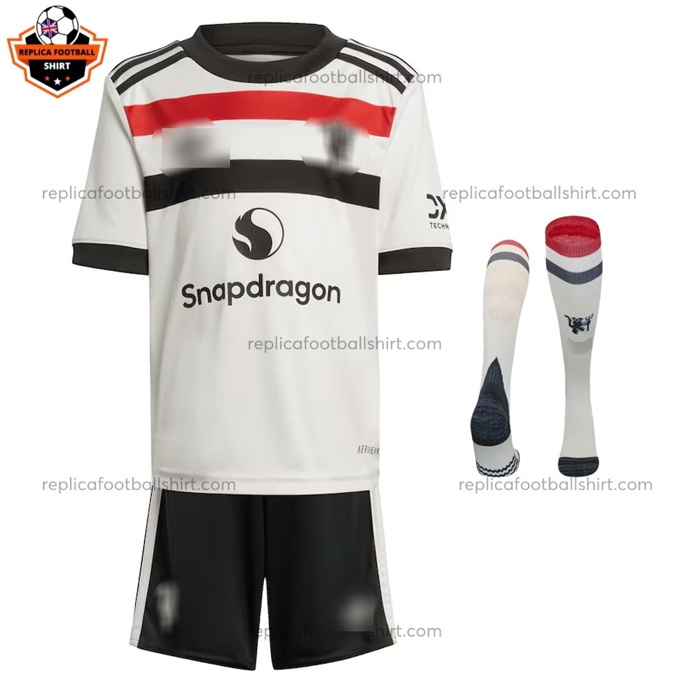 Manchester United Third Kid Replica Football Kit 2024/25 - Front View