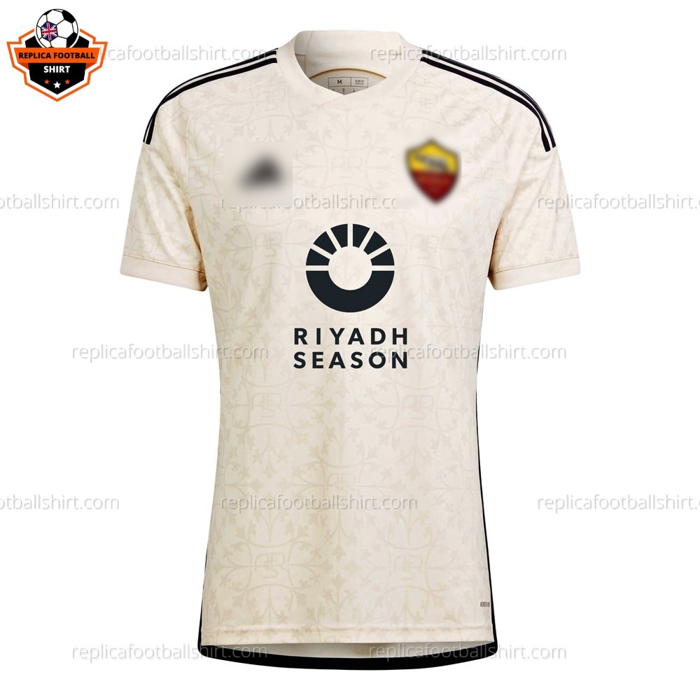 AS Roma Away Sponsor Men Replica Football Shirt 2023/24 - Front View