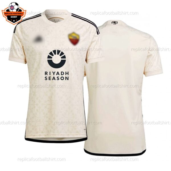 AS Roma Away Sponsor Men Replica Football Shirt 2023/24 - Over View