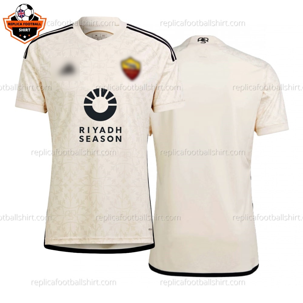 AS Roma Away Sponsor Men Replica Football Shirt 2023/24 - Over View