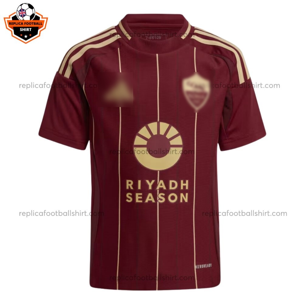 AS Roma Home Men Replica Football Shirt 2024/25 - Front View