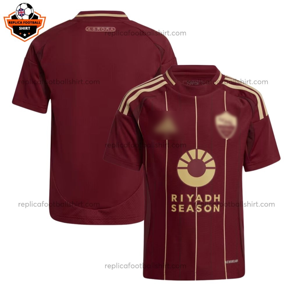 AS Roma Home Men Replica Football Shirt 2024/25 - Over View