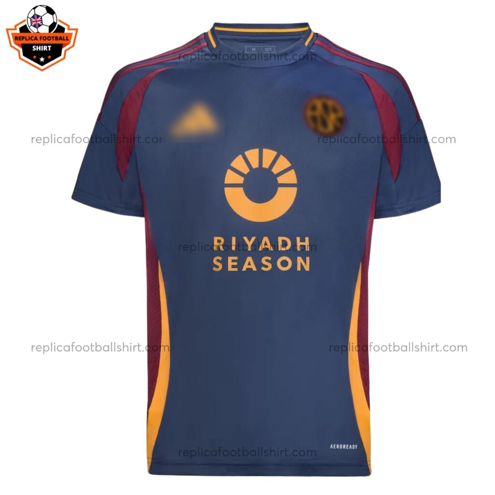 AS Roma Third Adult Replica Football Shirt 2024/25 - Front View