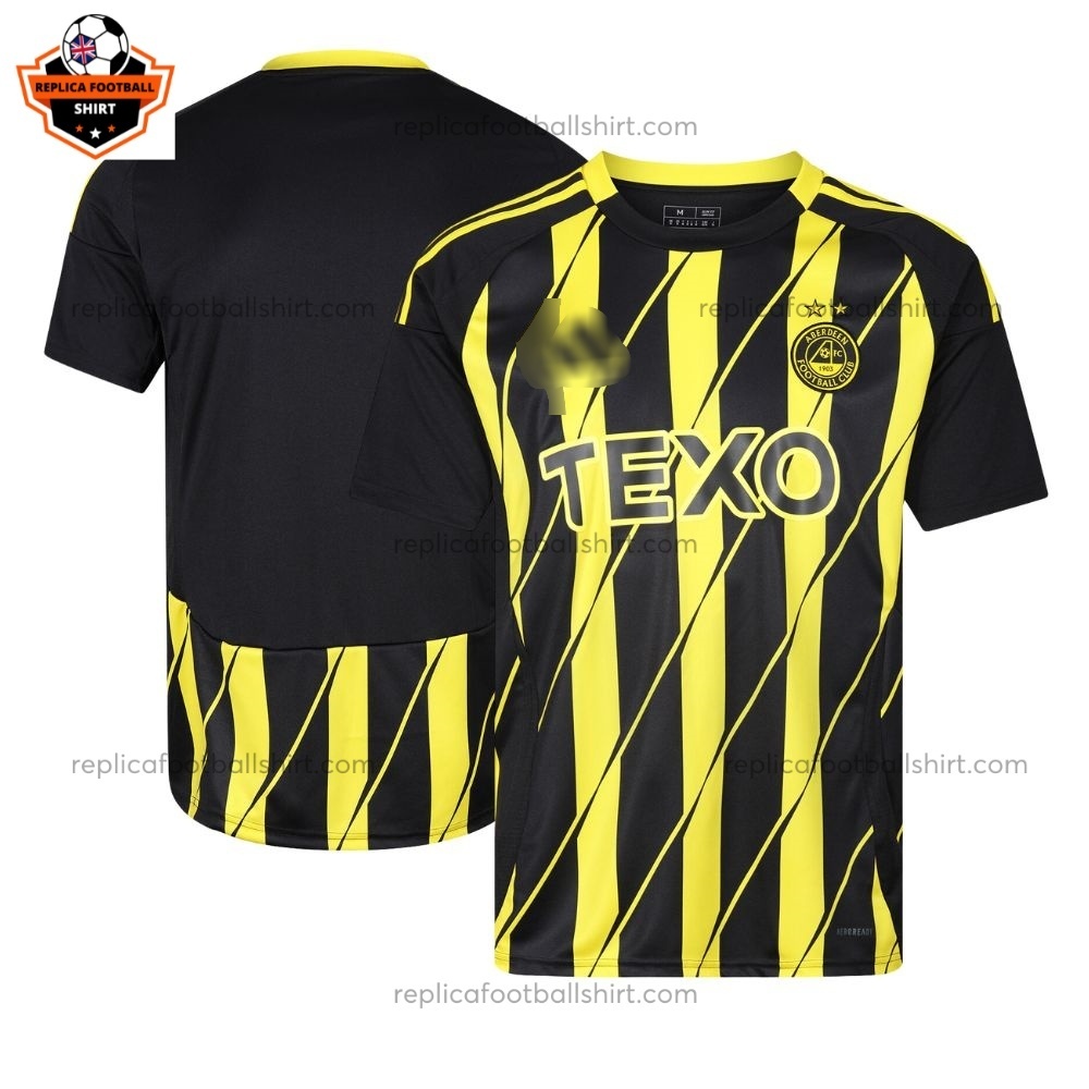 Aberdeen Away Kid Replica Football Kit 2024/25 - Over View