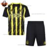 Aberdeen Away Kid Replica Football Kit 2024/25 - Front View