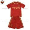 Aberdeen Home Kid Replica Football Kit 2024/25 - front view