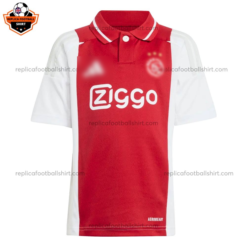 Ajax Home Men Replica Football Shirt 2025/26 - Front View
