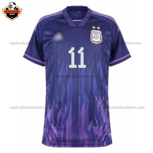 Argentina Away Men Replica Football Shirt 2022 DI MARÍA 11 - Shirt