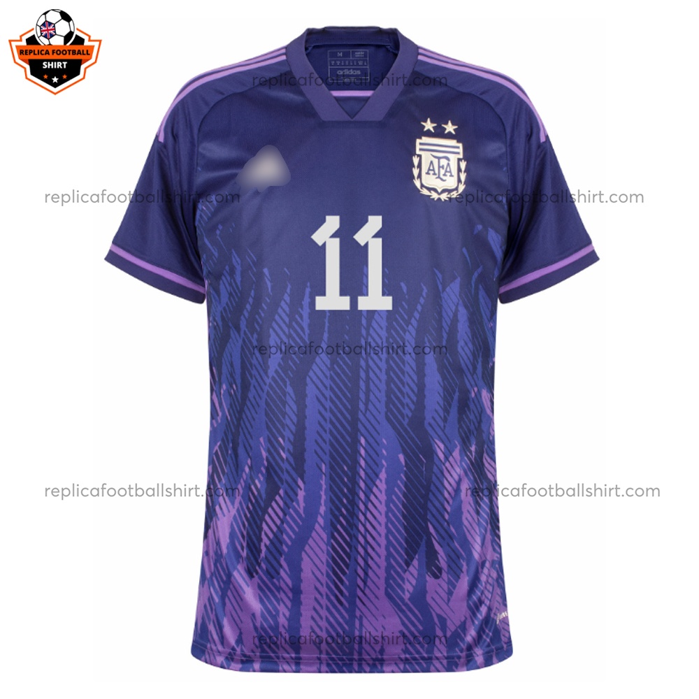 Argentina Away Men Replica Football Shirt 2022 DI MARÍA 11 - Shirt