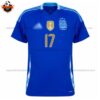 Argentina GARNACHO 17 Away Men Replica Football Shirt 2024 - Front View