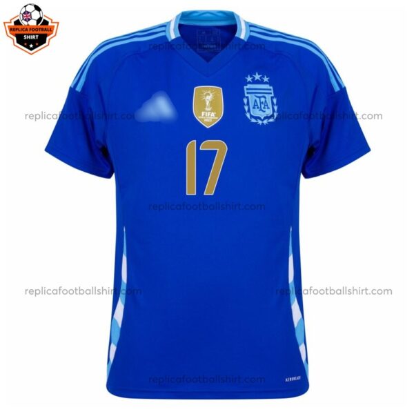 Argentina GARNACHO 17 Away Men Replica Football Shirt 2024 - Front View