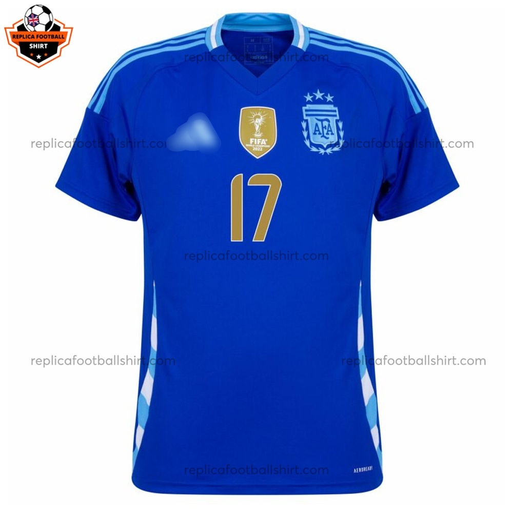 Argentina GARNACHO 17 Away Men Replica Football Shirt 2024 - Front View