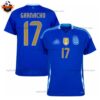 Argentina GARNACHO 17 Away Men Replica Football Shirt 2024 - Over View