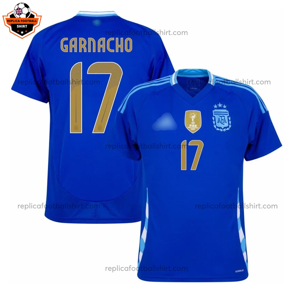 Argentina GARNACHO 17 Away Men Replica Football Shirt 2024 - Over View