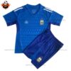 Argentina Blue Goalkeeper Kid Replica Football Kit 2023/24 - Front View