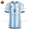 Argentina Home Men Replica Football Shirt 2022 DI MARÍA 11 Printed - Shirt