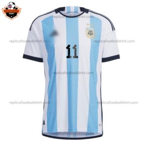 Argentina Home Men Replica Football Shirt 2022 DI MARÍA 11 Printed - Shirt