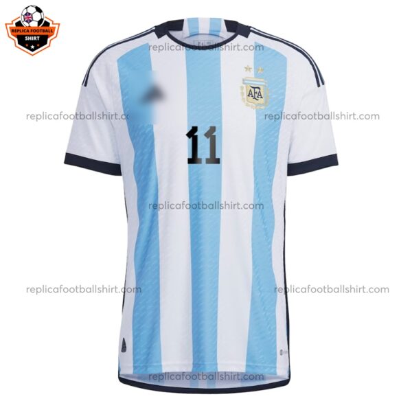 Argentina Home Men Replica Football Shirt 2022 DI MARÍA 11 Printed - Shirt