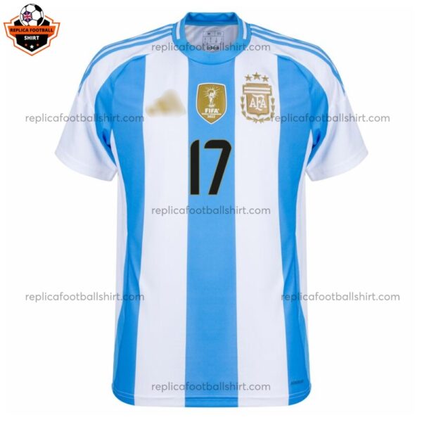 Argentina GARNACHO 17 Home Men Replica Football Shirt 2024 - Front View