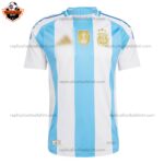 Argentina Home White For Men and Kid Replica Football Kit 2024