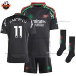 Arsenal Away Kid Replica Football Kit 2024/25 MARTINELLI 11 Printed