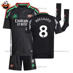 Arsenal Away Kid Replica Football Kit 2024/25 ØDEGAARD 8 - Over View