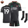 Arsenal Away Kid Replica Football Kit 2024/25 TROSSARD 19 - Over View