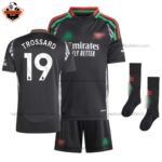 Arsenal Away Kid Replica Football Kit 2024/25 TROSSARD 19 Printed