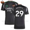 Arsenal Away Men Replica Football Shirt 2024 HAVERTZ 29 - Over View