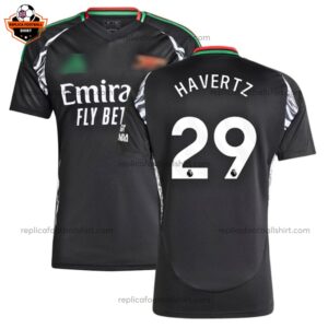 Arsenal Away Men Replica Football Shirt 2024 HAVERTZ 29 - Over View