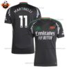 Arsenal Away Men Replica Football Shirt 2024 MARTINELLI 11 - Over View