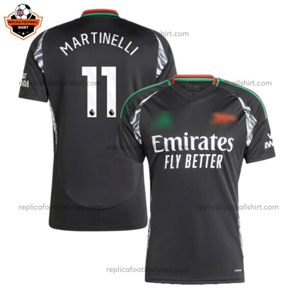 Arsenal Away Men Replica Football Shirt 2024 MARTINELLI 11 - Over View