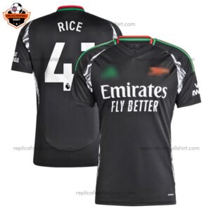 Arsenal Away Men Replica Football Shirt 2024 RICE 41 - Over View