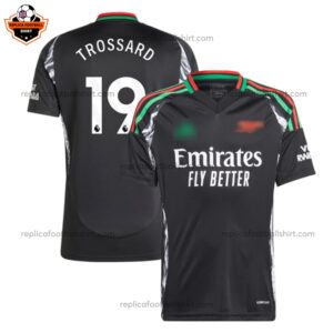 Arsenal Away Men Replica Football Shirt 2024 TROSSARD 19 - Over View