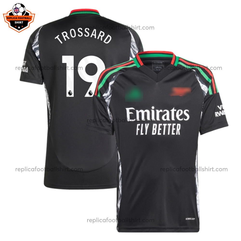 Arsenal Away Men Replica Football Shirt 2024 TROSSARD 19 - Over View
